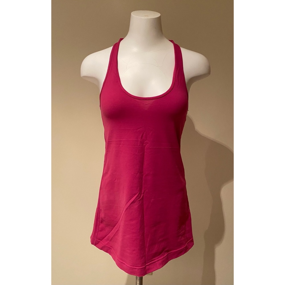 Lululemon Modern Racerback Raspberry Size 8 - Picture 2 of 6